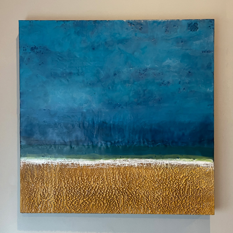 Life Is Good Today - Encaustic Painting - Laura PHillips