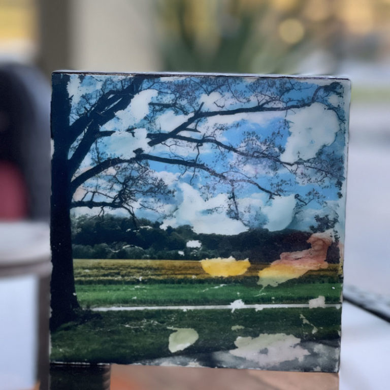 On the Road Encaustic Photography
